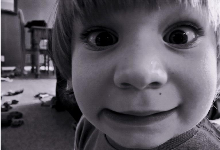 Samantha Milne; Wasn't me!; My son with a path of destruction!
